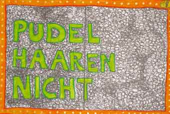 Pudel haaren nicht