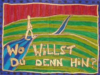 Wo willst du den hin?